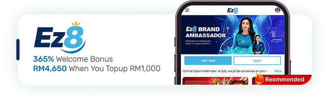 Ez8 — 365% Welcome Bonus