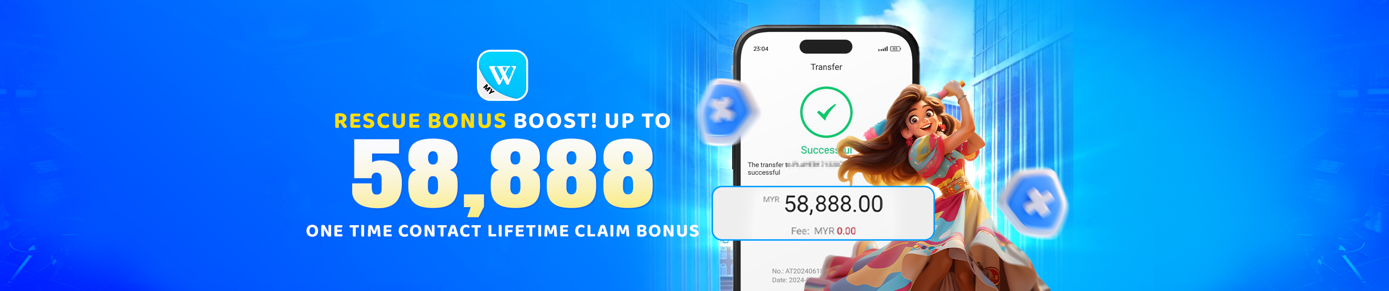 Winbox Rescue Bonus boost up to 58,888